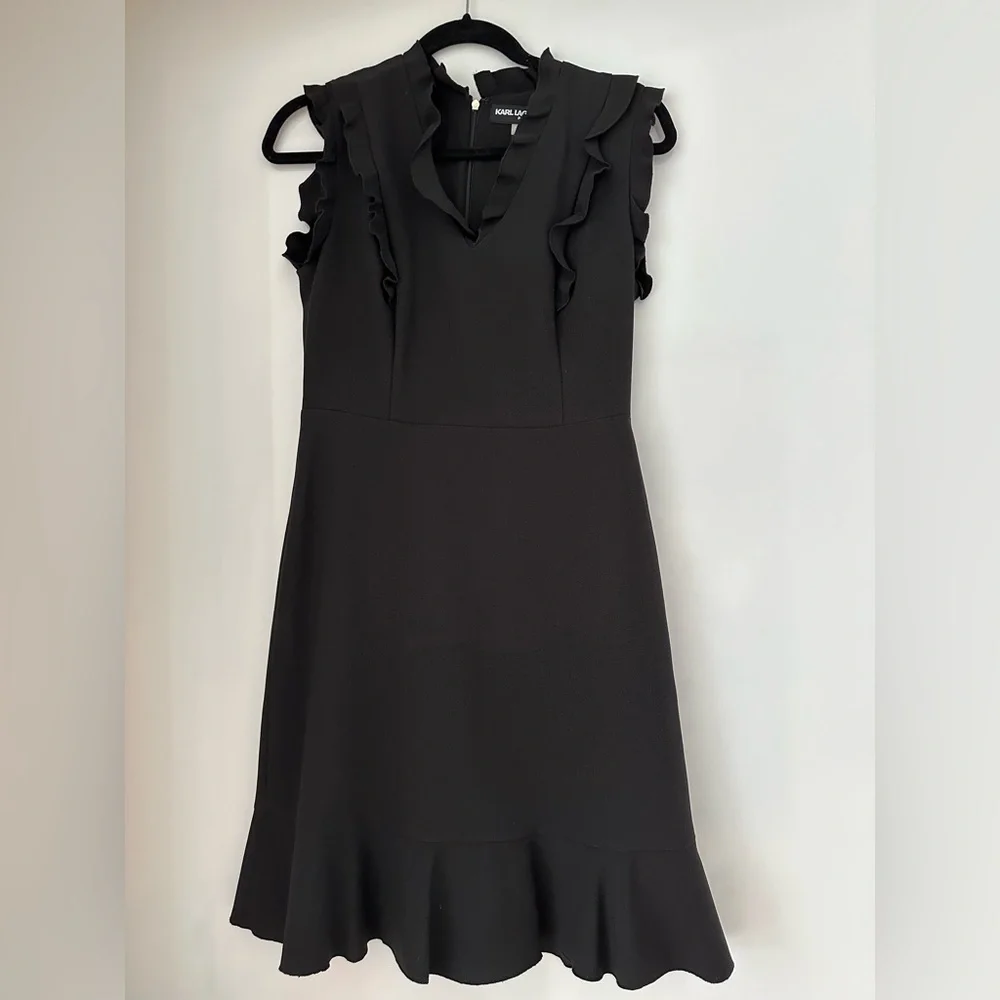 Black Karl Lagerfeld Paris Dress - Picture 2 of 5
